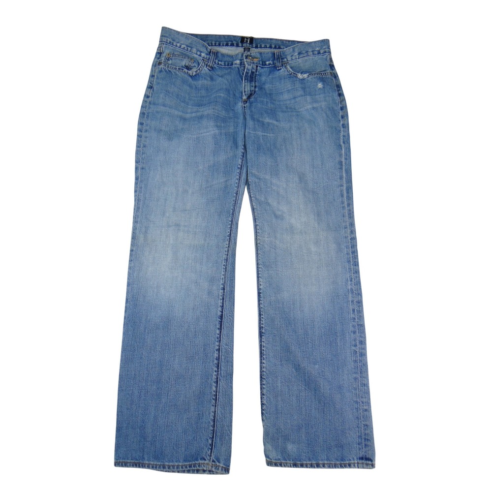 Tommy Hilfiger H Hilfiger Womens Straight Leg Jeans Blue Medium Wash Size 10 USA